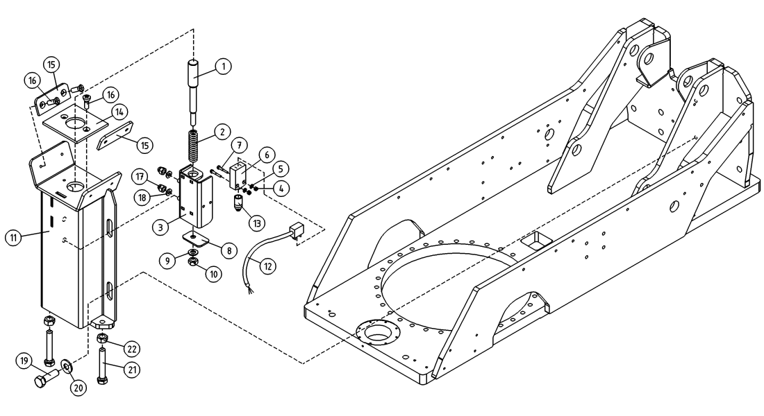 DINO 220XSE BOOM SUPPORT