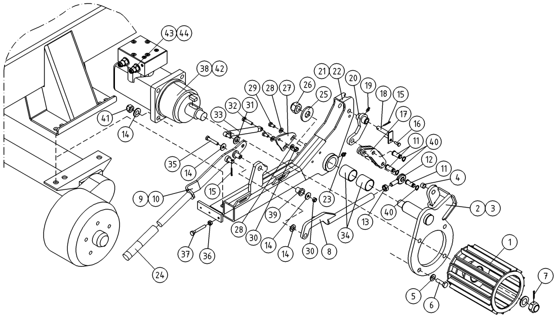 DINO 180XTII DRIVE MECHANISM