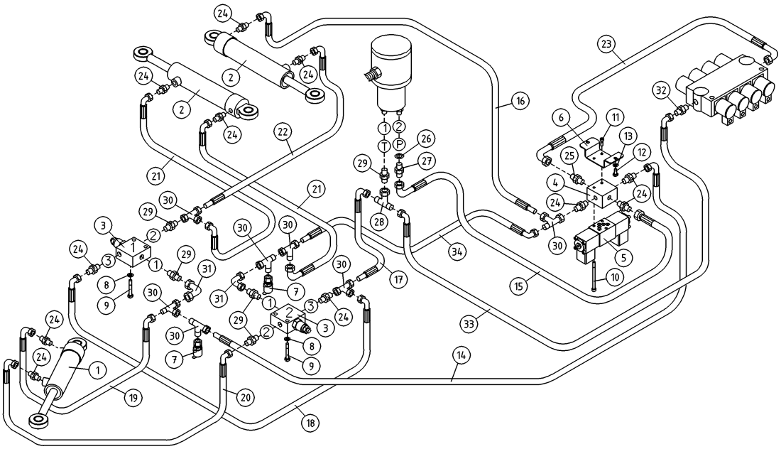 DINO 120TN HYDRAULICS, AXLE