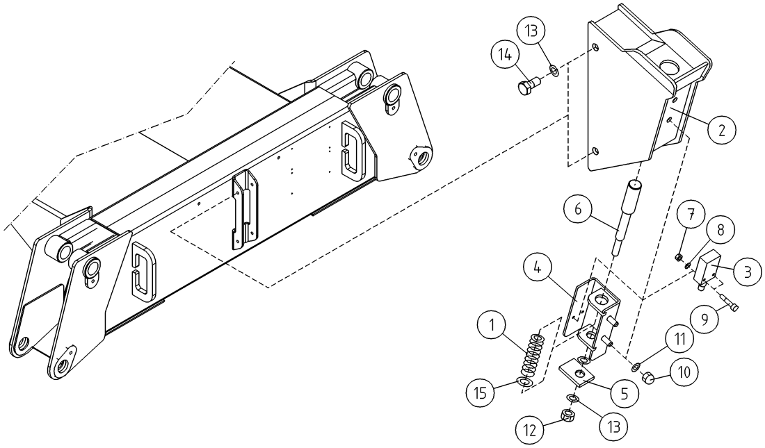 DINO 205RXT BOOM SUPPORT