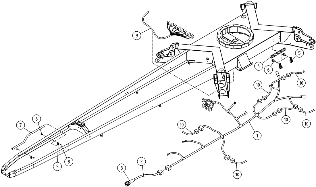 DINO 260XTD CHASSIS, ELECTRIC HARNESS