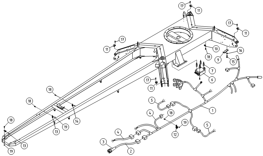 DINO 180TII CHASSIS, ELECTRIC, HARNESS