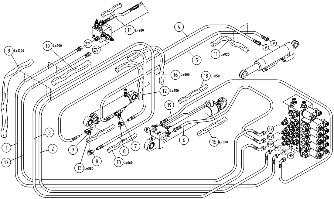 DINO 120T HYDRAULICS, BOOMS