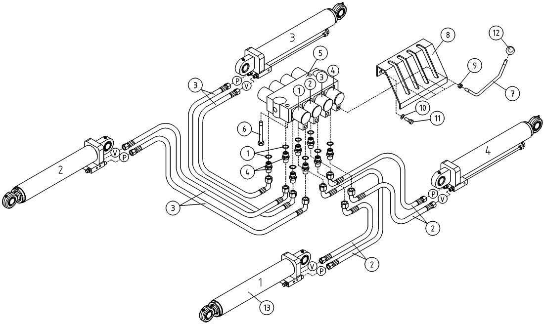 DINO 160XTB HYDRAULICS, OUTRIGGER