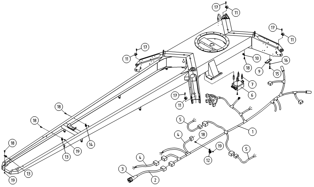 DINO 135TII CHASSIS, ELECTRIC, HARNESS