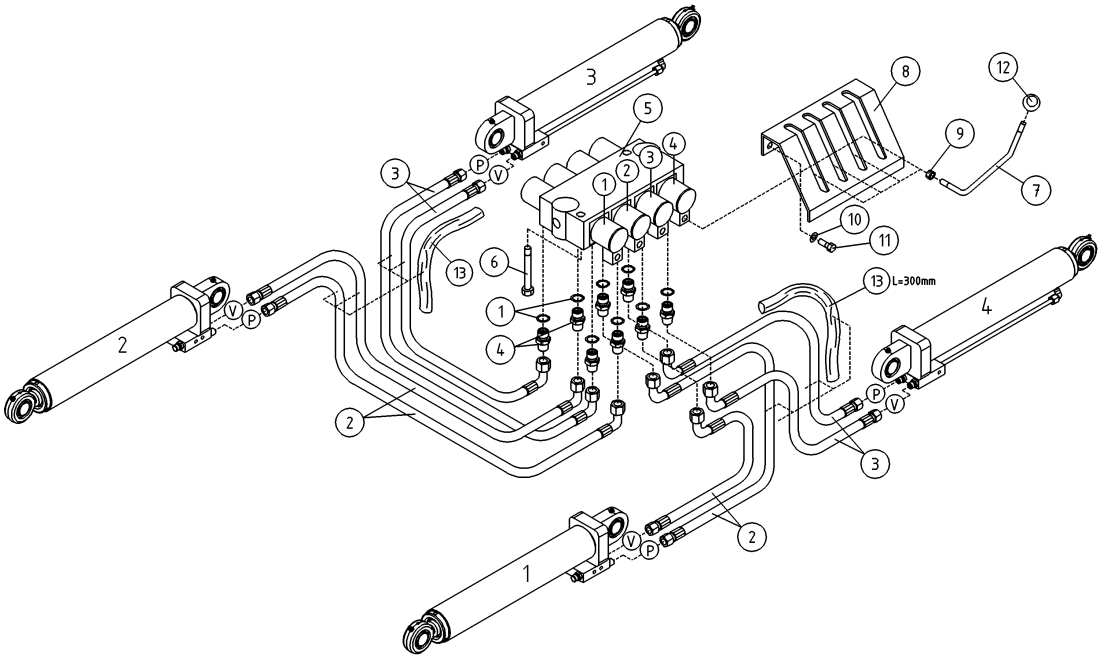 DINO 135T HYDRAULICS, OUTRIGGER