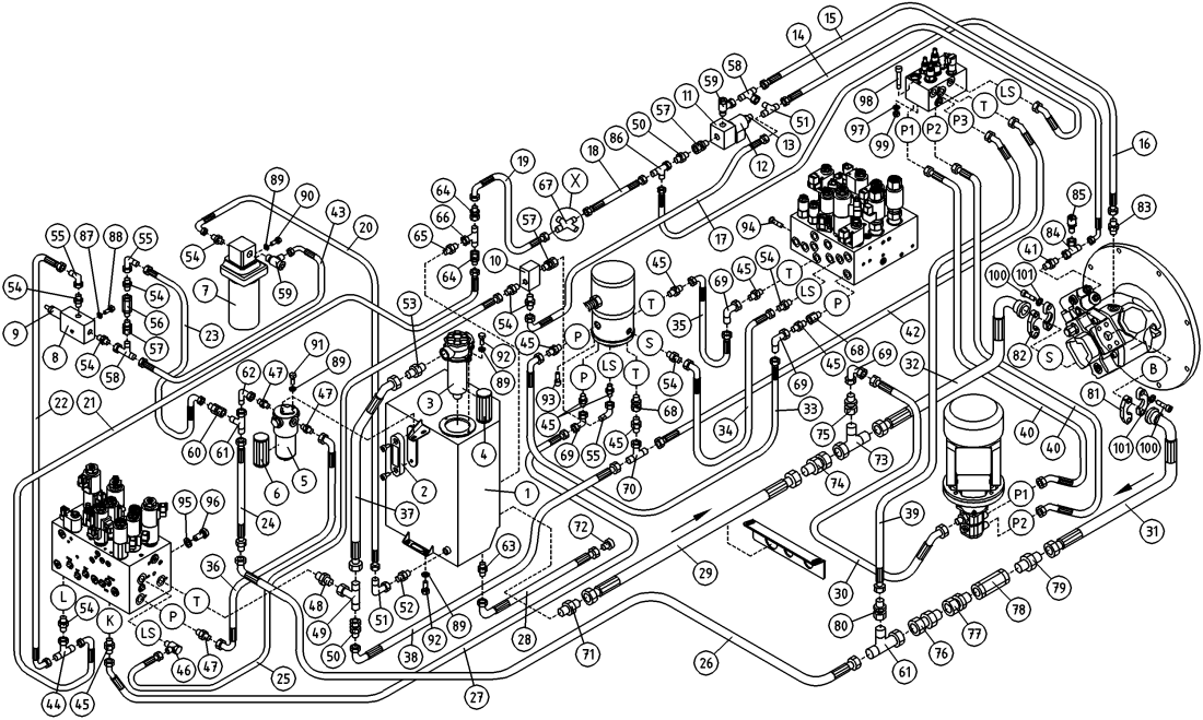 DINO 185XTC HYDRAULICS, PUMPS, ACCESSORIES, OPTIONAL