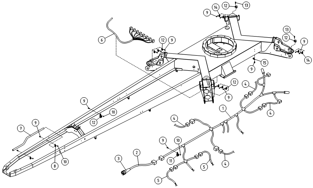 DINO 260XTD CHASSIS ELECTRIC, HARNESS