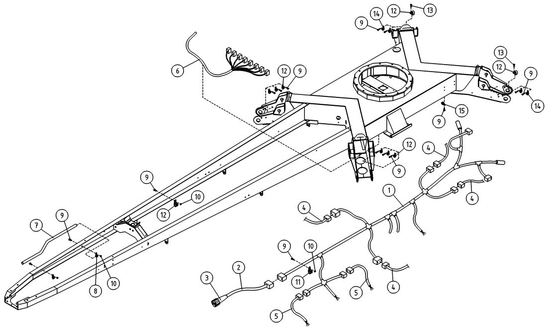 DINO 260XTD CHASSIS, ELECTRIC, HARNESS