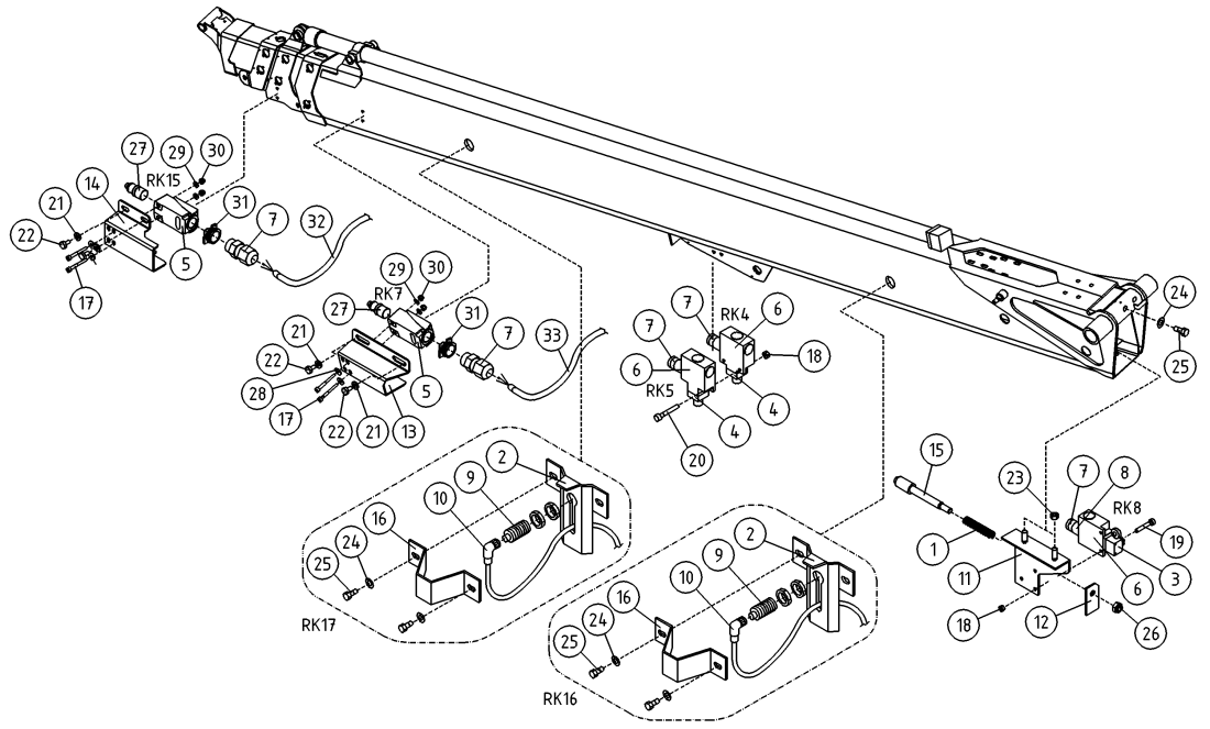 DINO 230T LIMIT SWITCHES