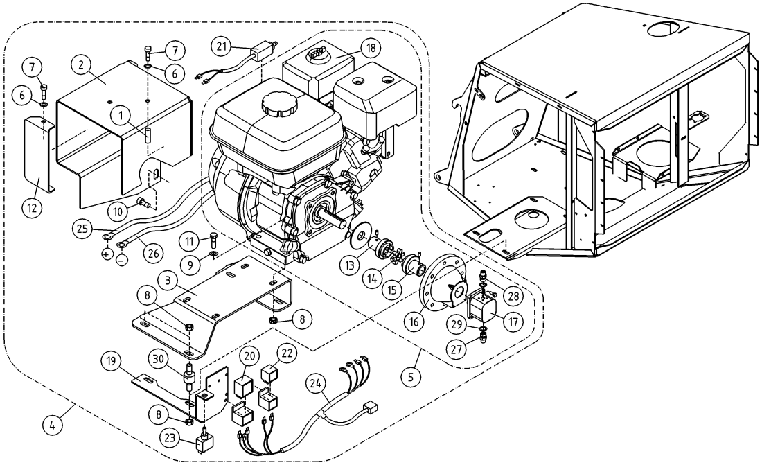 DINO 160XTII AGGREGATE (HONDA)