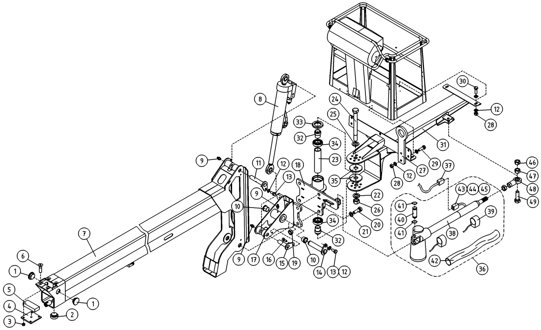 DINO 135TBII THIRD BOOM