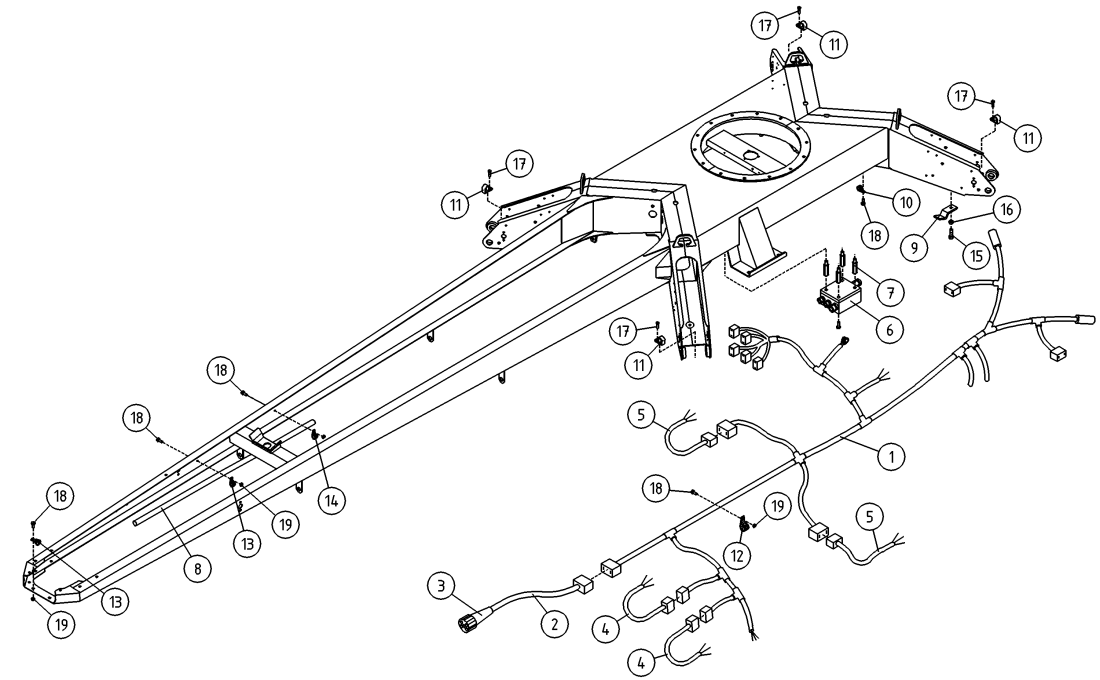 DINO 180T CHASSIS, ELECTRIC, HARNESS