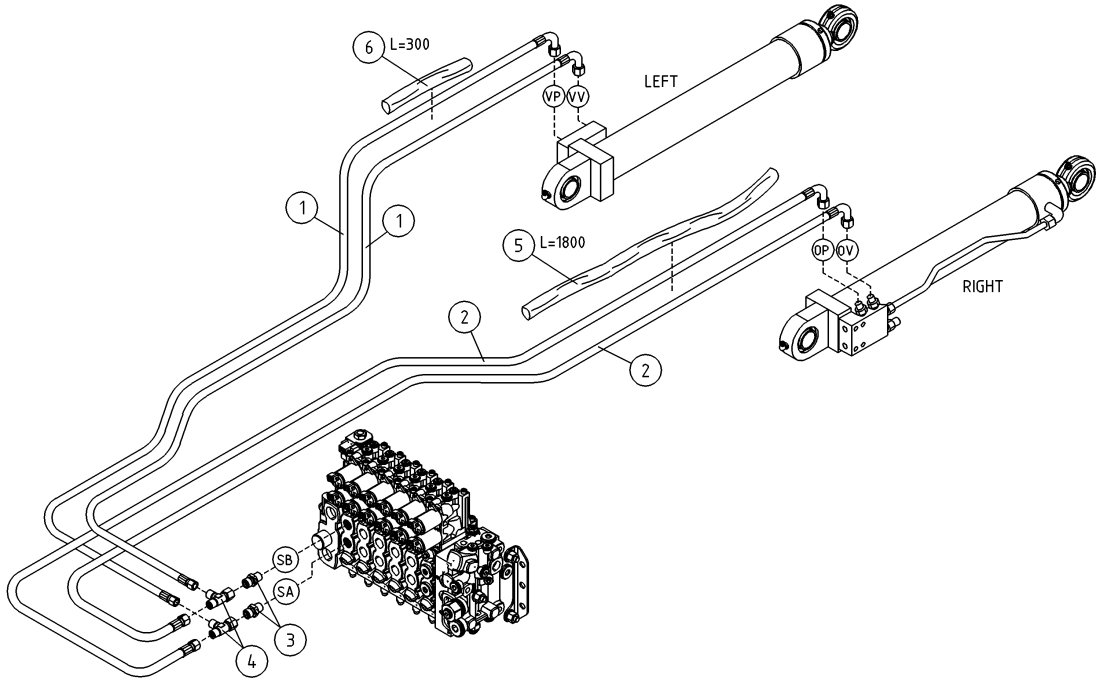 DINO 185XTS HYDR./ LIFTING ARMS