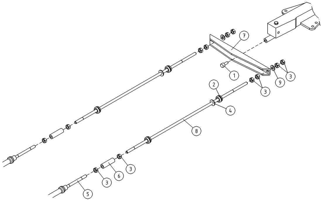 DINO 180XT BRAKE BEAMS