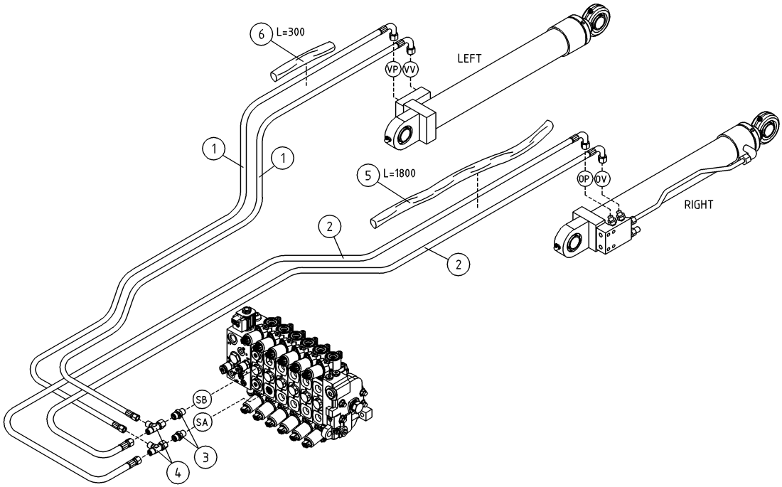 DINO 185XTS HYDR./ LIFTING ARMS