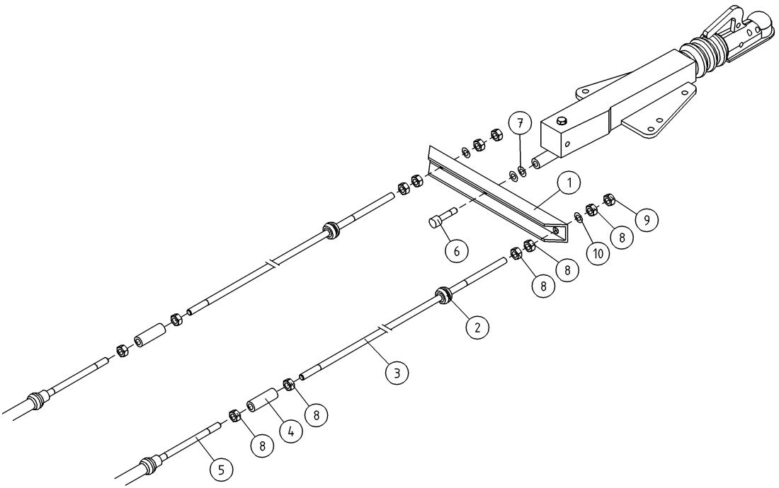 DINO 160XTB BRAKE BEAMS