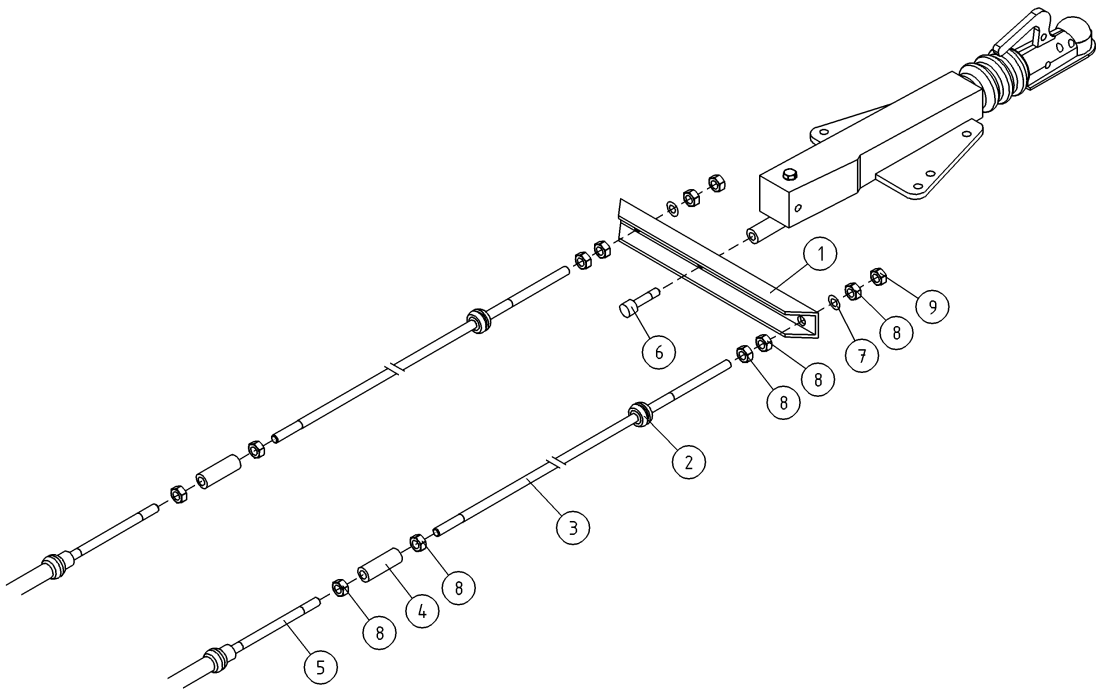 DINO 135TB BRAKE BEAMS