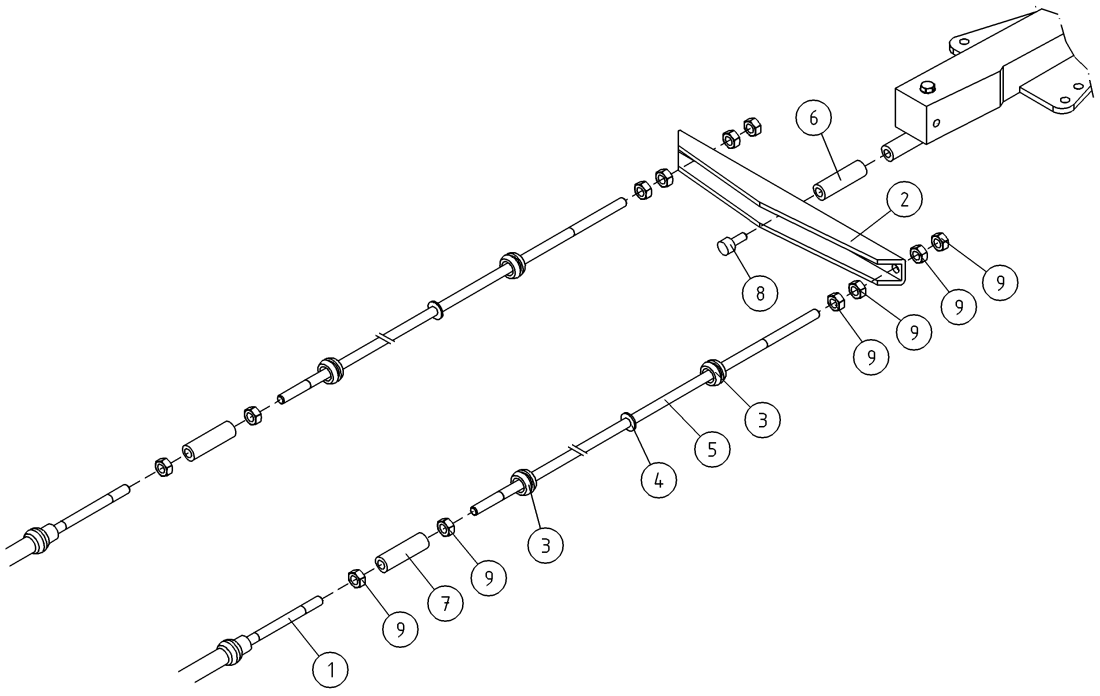 DINO 150T BRAKE BEAMS