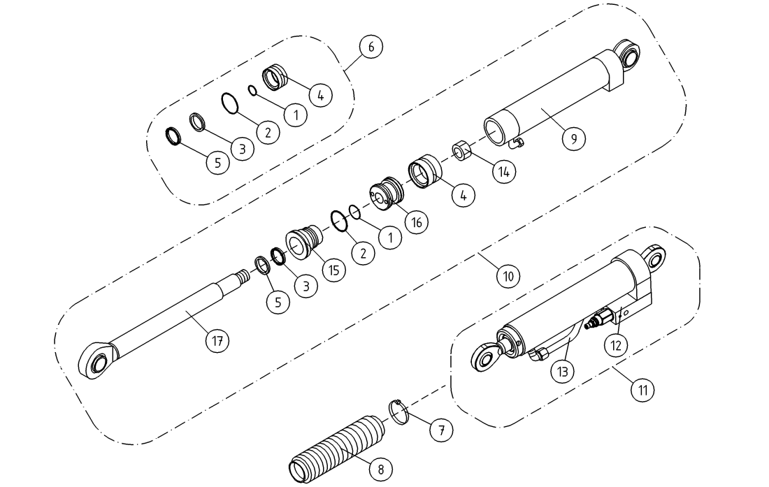 DINO 180TB SLAVE CYLINDER