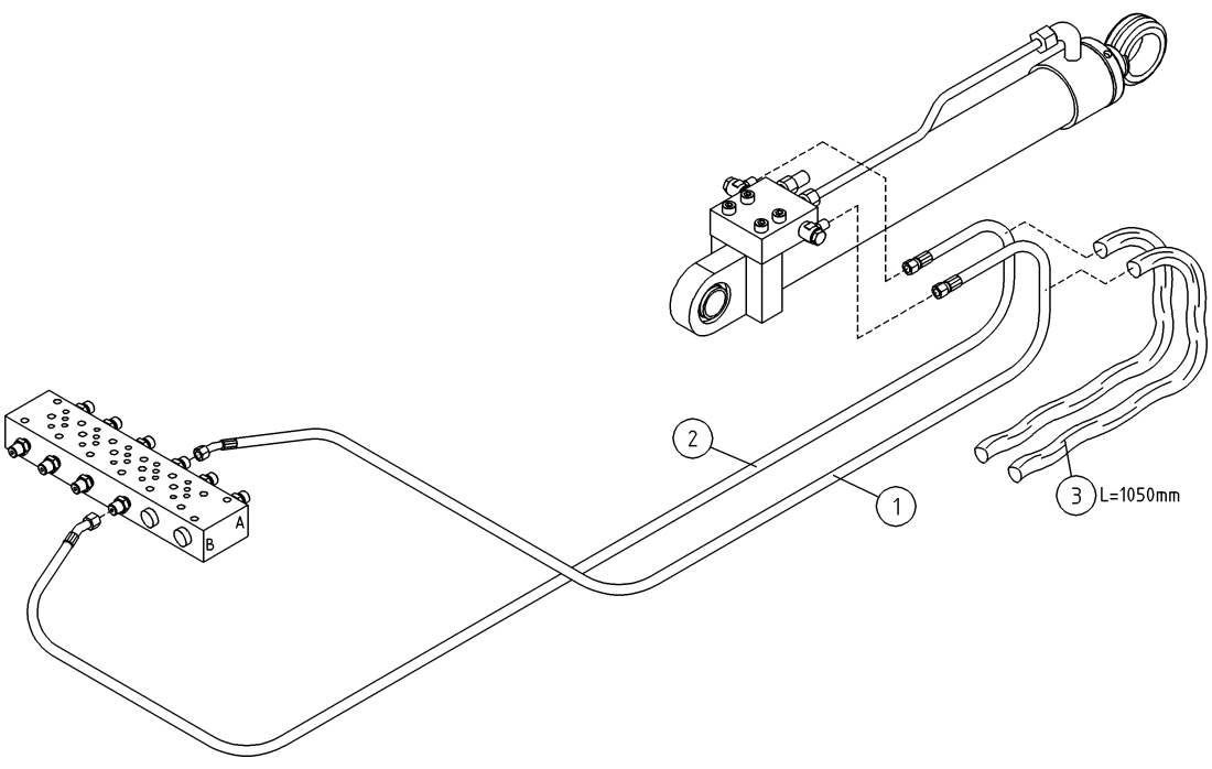 DINO 230T HYDRAULICS, LIFT CYLINDER