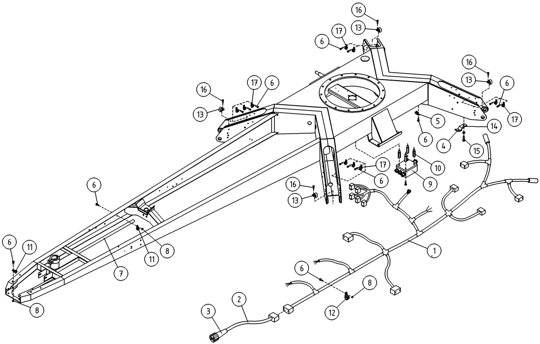 DINO 150TB CHASSIS, ELECTRIC HARNESS