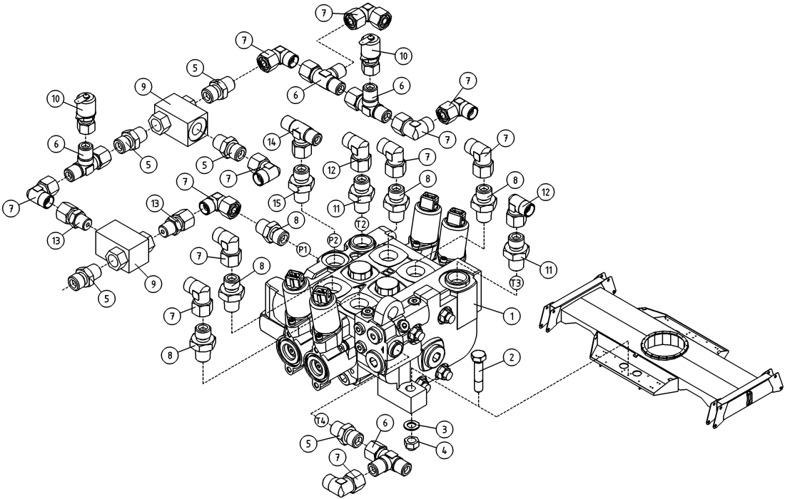 DINO 240RXT HYDRAULICS, STEERING VALVE