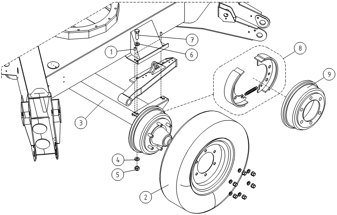 DINO 230T AXLE