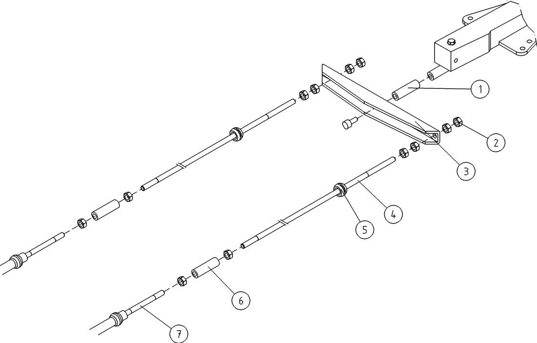 DINO 120T BRAKE BEAMS