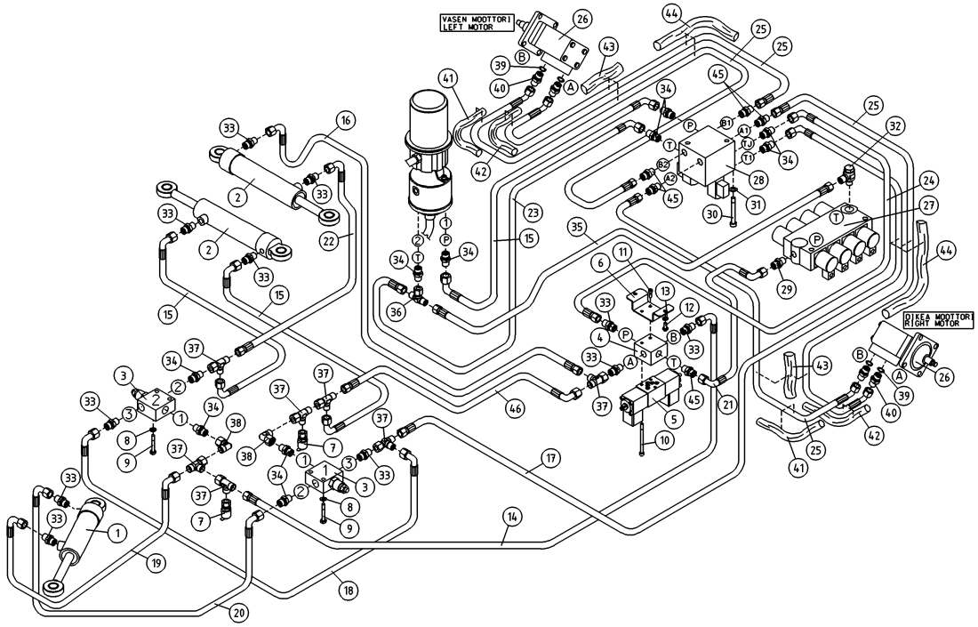 DINO 120TN HYDRAULICS, AXLE