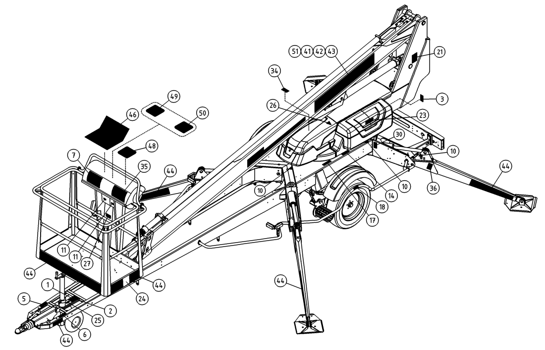 DINO 150TBII DECALS