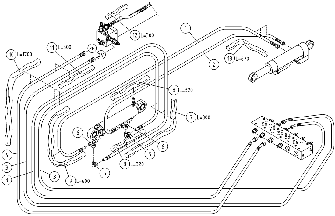 DINO 230T HYDRAULICS, BOOMS