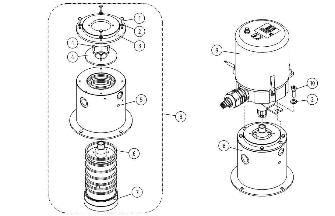 DINO 220XSE ROTATING ADAPTER