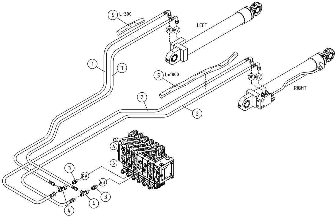 DINO 185XTS HYDR./ LIFTING ARMS