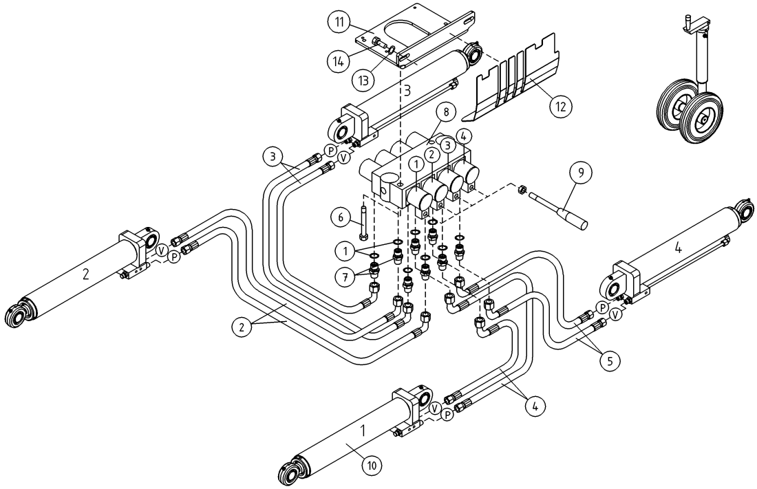 DINO  210XTII HYDRAULICS, OUTRIGGER