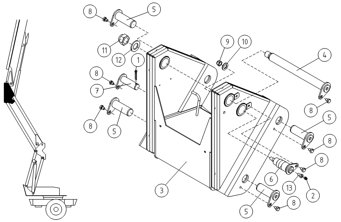 DINO 260XTD ATTACHMENT FRAME