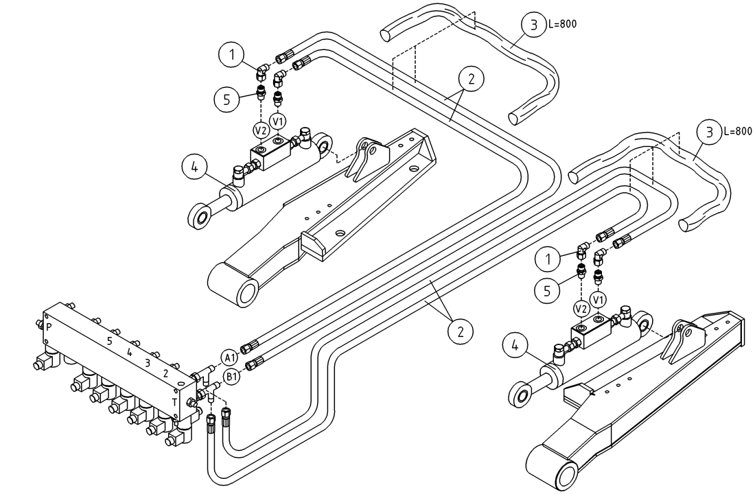 DINO 260XTD HYDRAULICS,  DRIVE MECHANISM