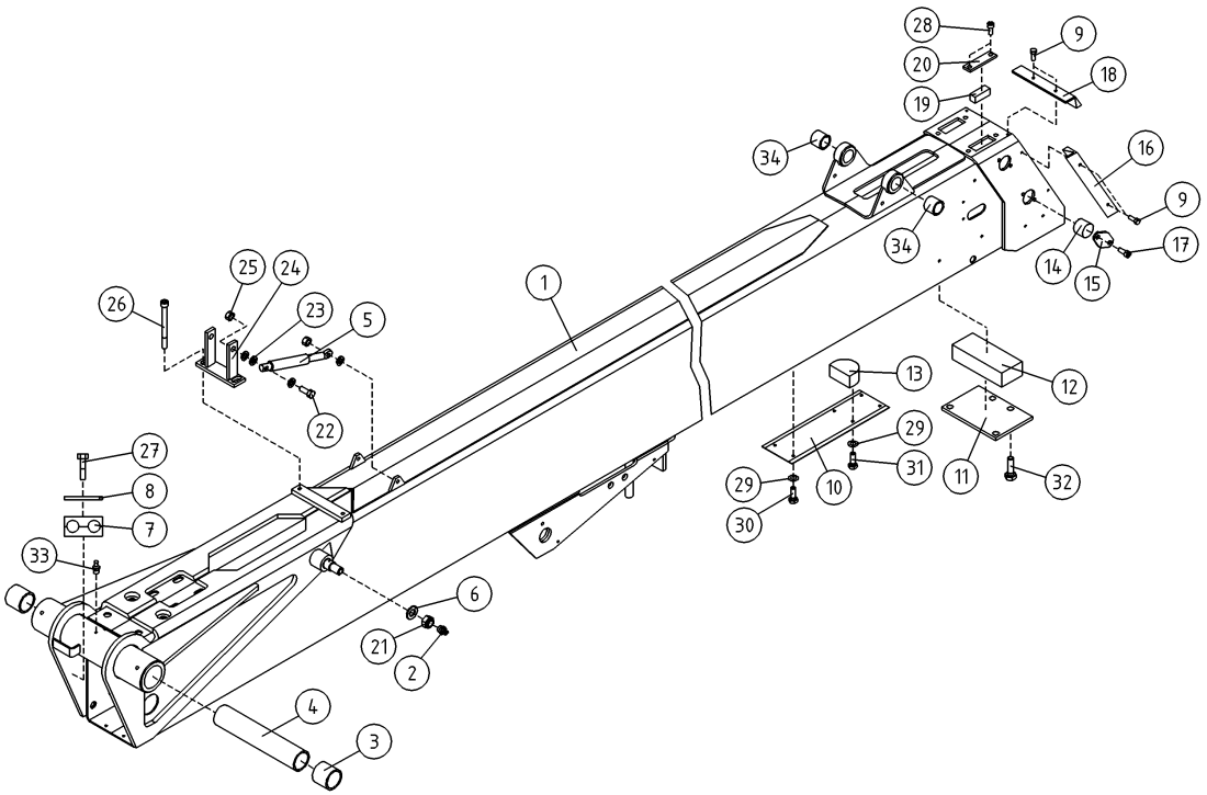 DINO 180XT MAIN BOOM