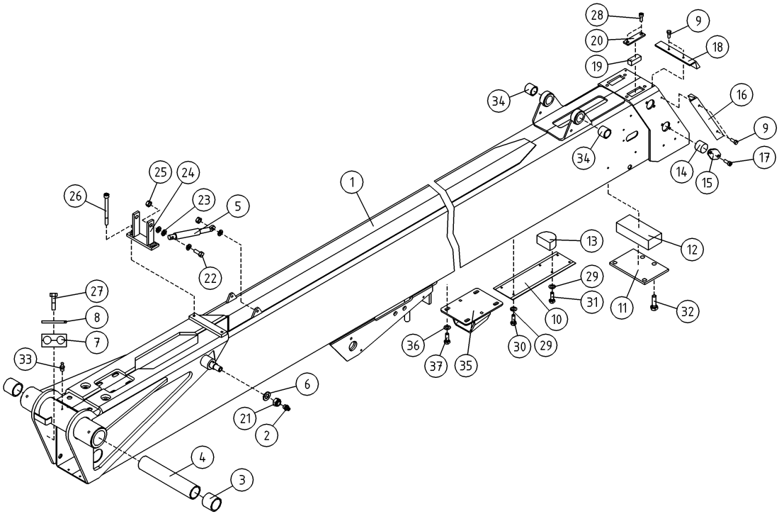 DINO 165XTC MAIN BOOM