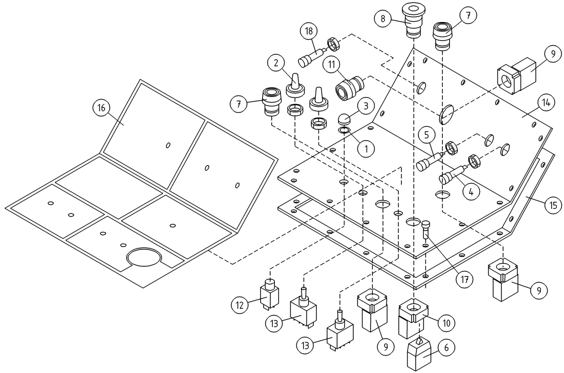 DINO 180TB UPPER CONTROL BOX COVER