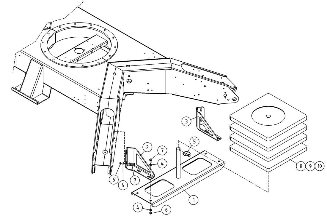 DINO 180TB EXTRA OUTRIGGER PADS