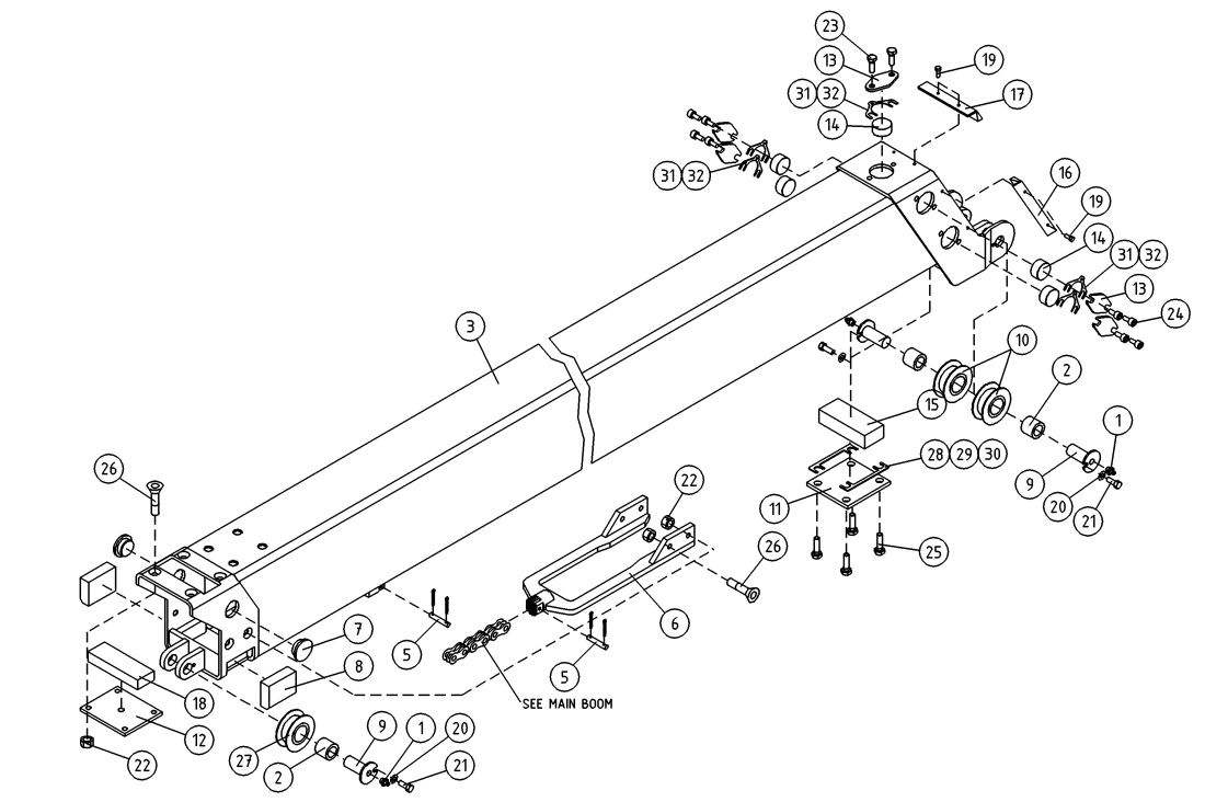 DINO 265RXT INTERMEDIATE BOOM 3