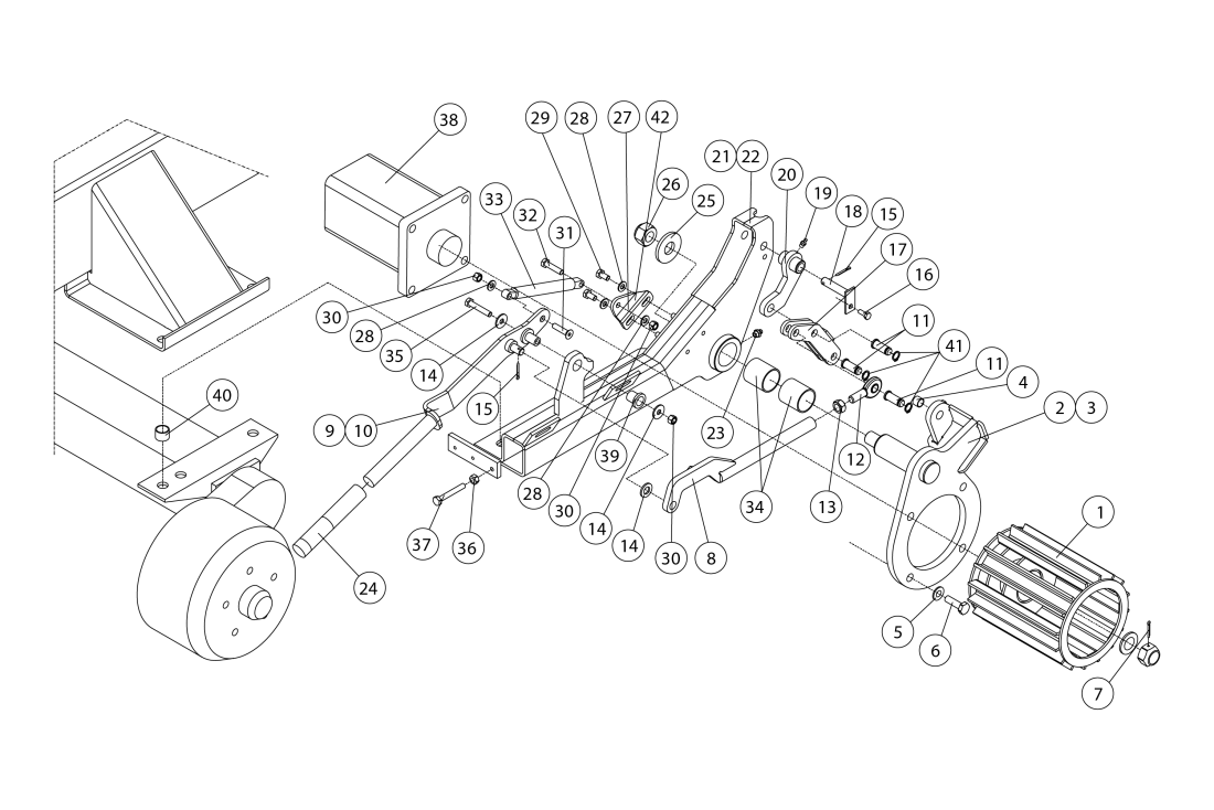 DINO 120T DRIVE MECHANISM