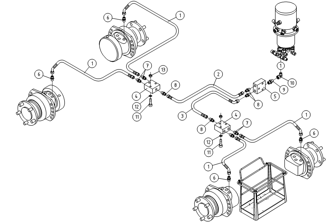 DINO 240RXT DRIVING DEVICE HYDRAULICS