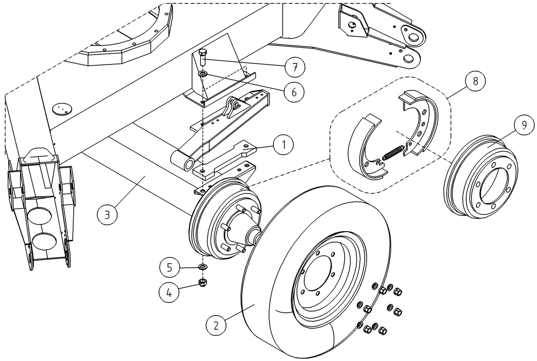 DINO 230T AXLE