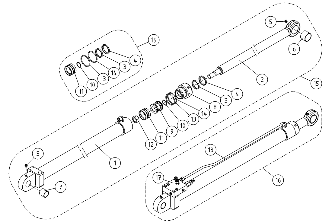 DINO 220XSE JIB CYLINDER