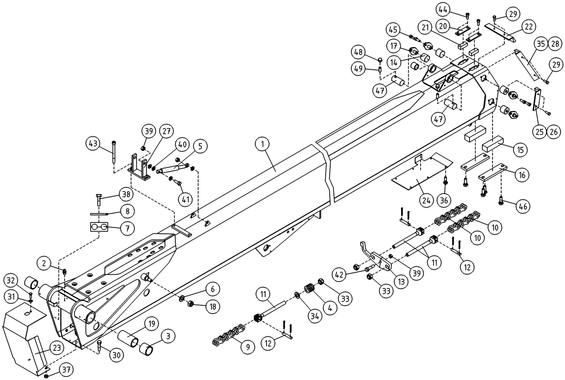 DINO 240RXT MAIN BOOM