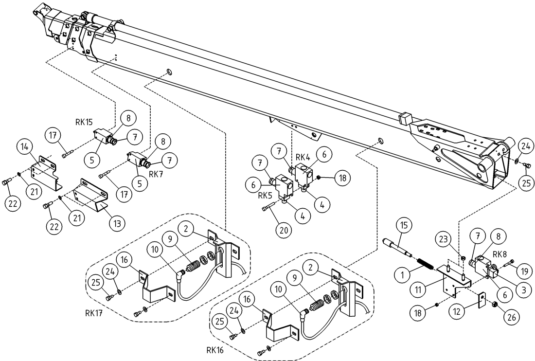 DINO 230T LIMIT SWITCHES