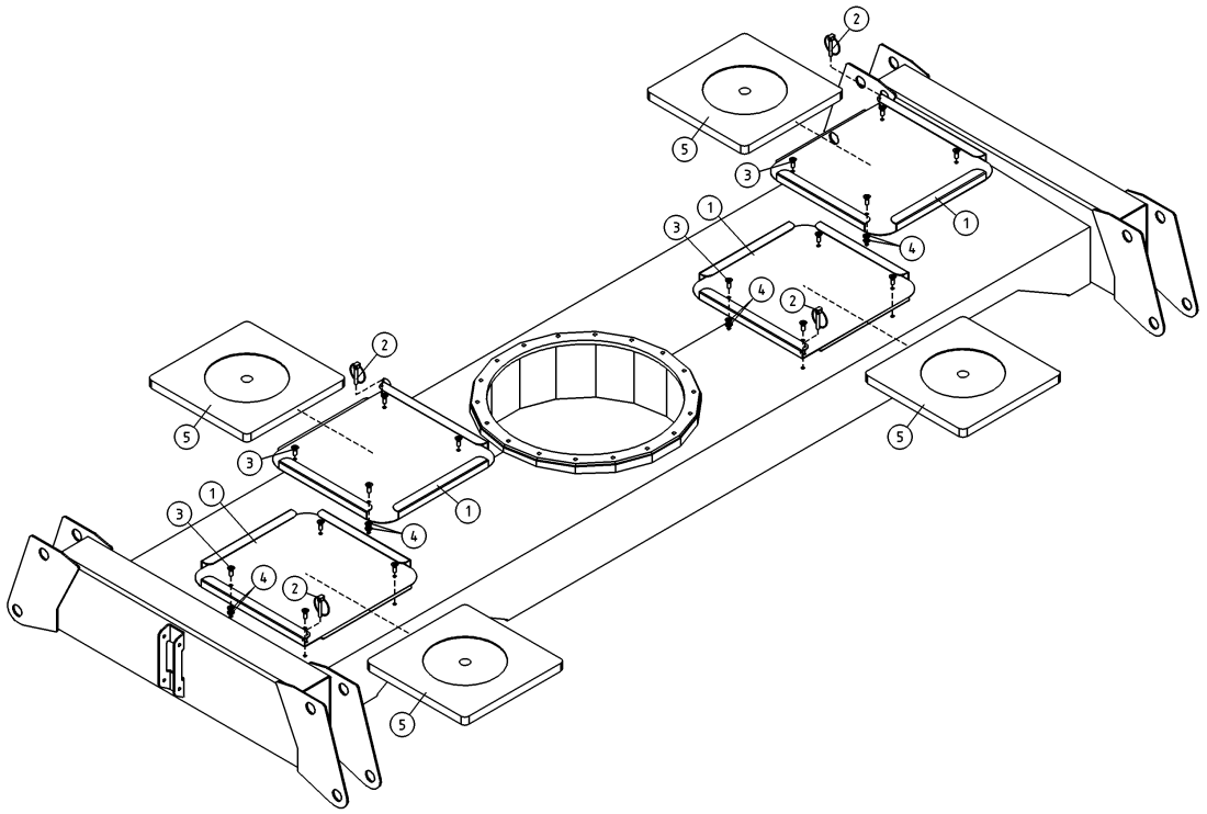 DINO 205RXT EXTRA OUTRIGGER PADS