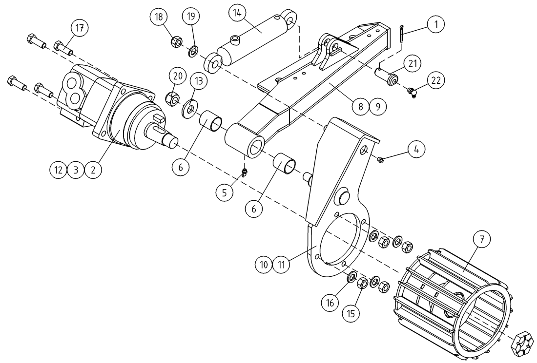 DINO 230T DRIVE MECHANISM